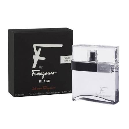 FERRAGAMO F BLACK MEN EDT 100ML