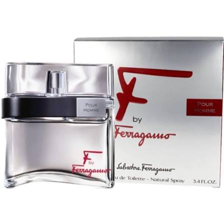 FERRAGAMO F SILVER MEN EDT 100ML